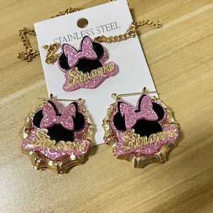 Minnie Mouse Jewelry Etsy