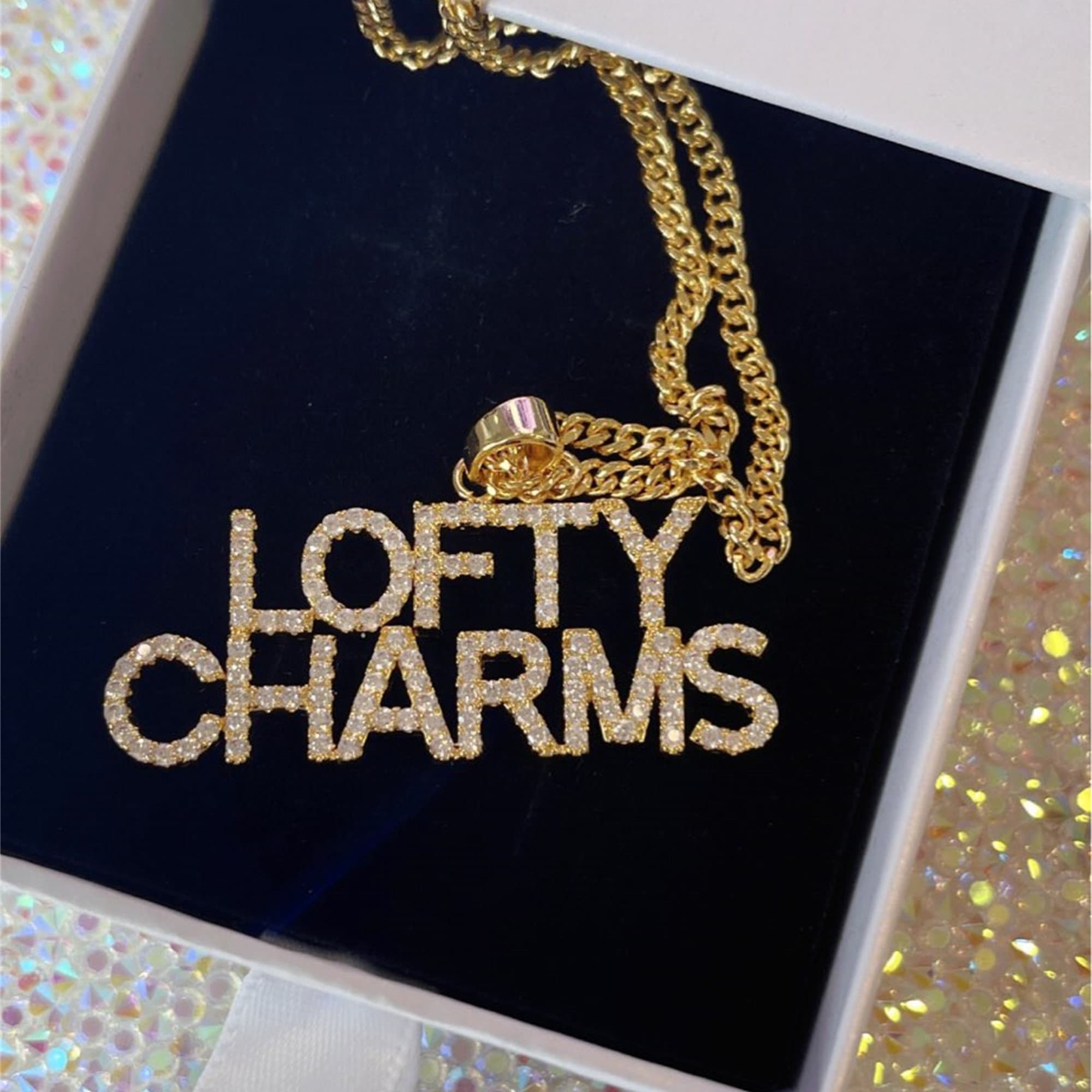 Custom Zirconia Name Necklace, Personalized Letter Pendant - Etsy