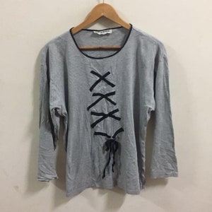 Sonia Rykiel Pajama Vintage Sonia Rykiel Shirt Vintage Design Pyjama Shirt Size M grey