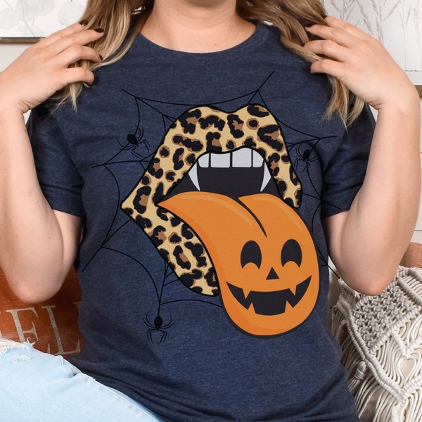 Rolling Stones Retro Shirt, Vintage Stones t-shirt, Leopard Lips, Halloween tee, Pumpkin tongue, Cheetah lips, Mouth with tongue, Halloween