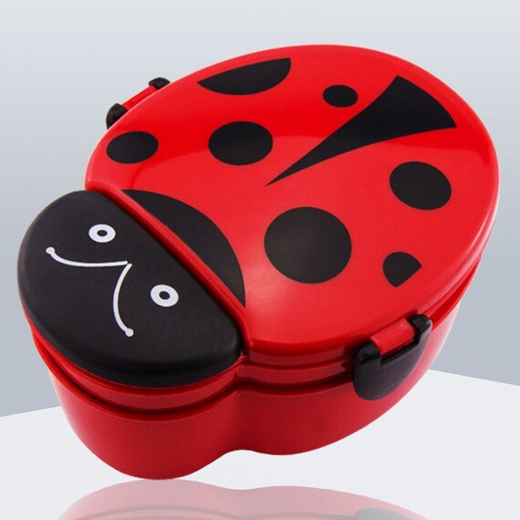 Kids Lunch Box Ladybug Shaped Bento Box Hawaii Lunch Box Etsy