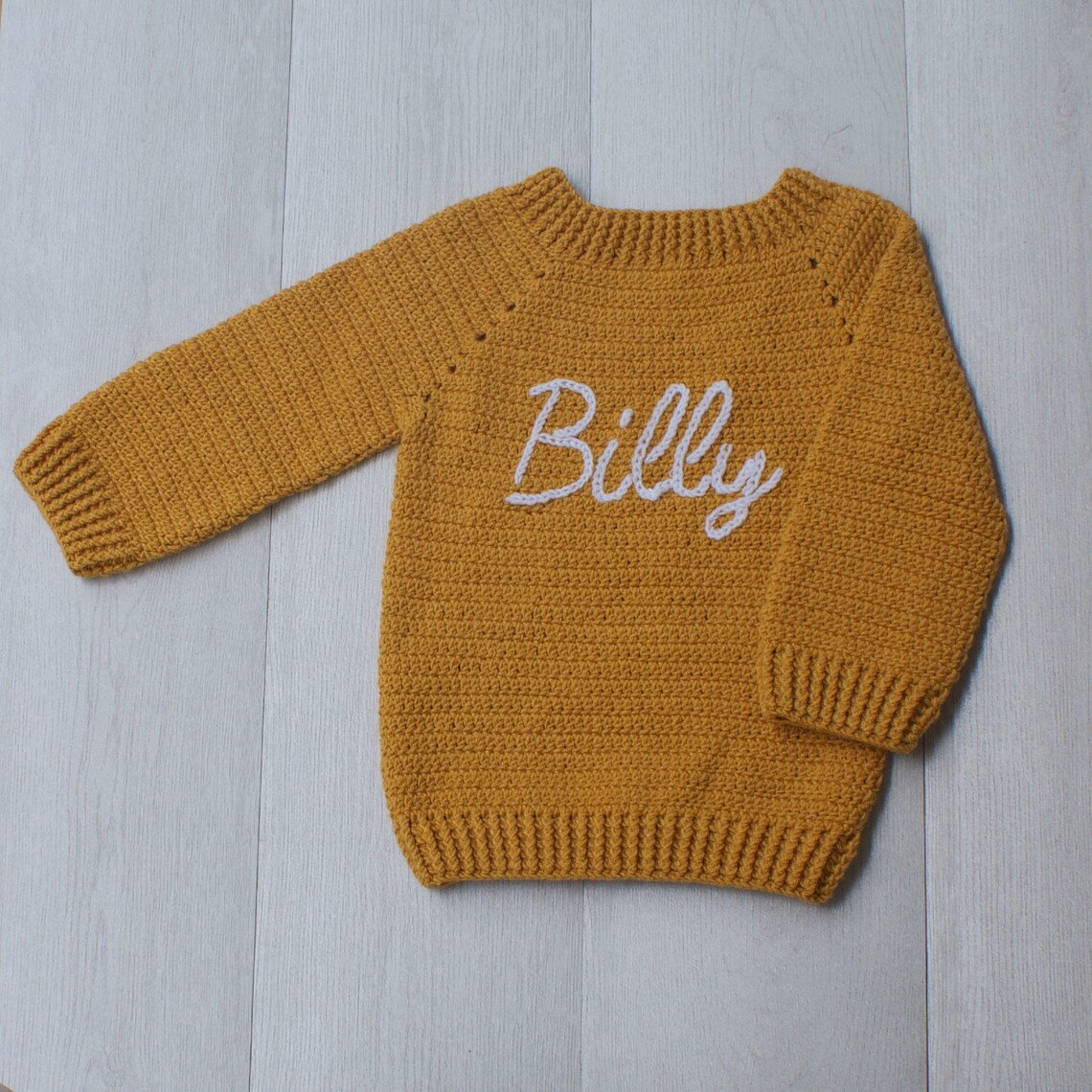 NAME SWEATER All HANDMADE Crochet Baby and Toddler Sweater Etsy