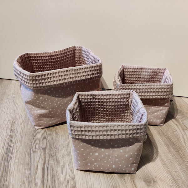 Utensilo Set of 3 / Storage basket / Diaper accessories / Baby