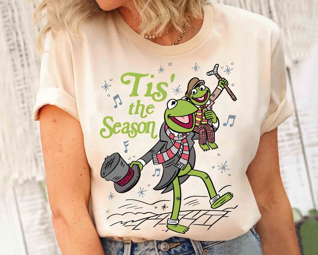 Kermit the Frog and Tiny Tim Tis' the Season Muppet Etsy