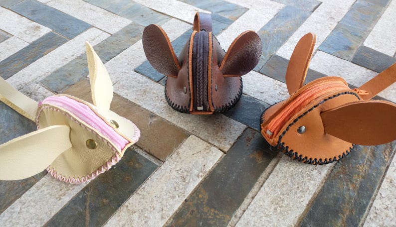 Mouse Wallet Pattern Zippered Leather Mouse Pouch Pattern - Etsy