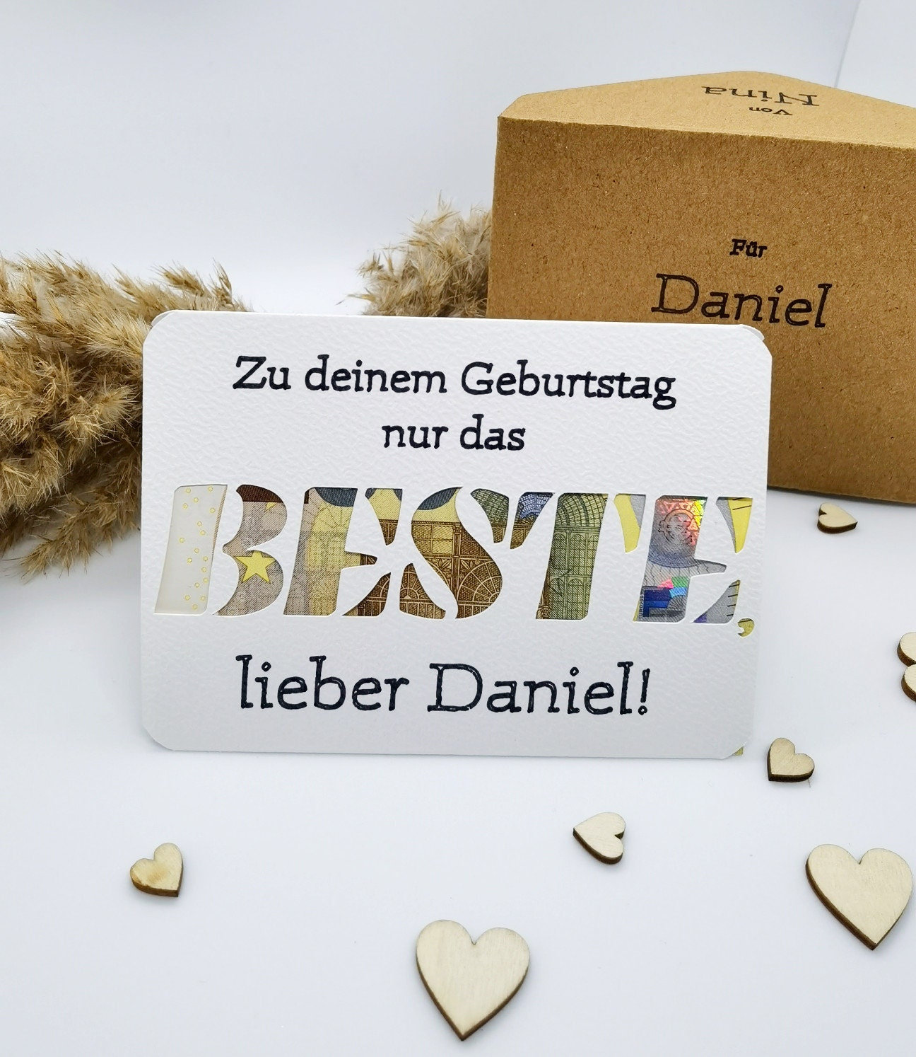 GeburtstagsKarte für Geldgeschenk (Geschenk mit Geld zum Geburtstag