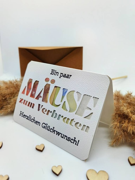 Witzige Geldgeschenk Karte für Weihnachten Hochzeit oder Etsy.de