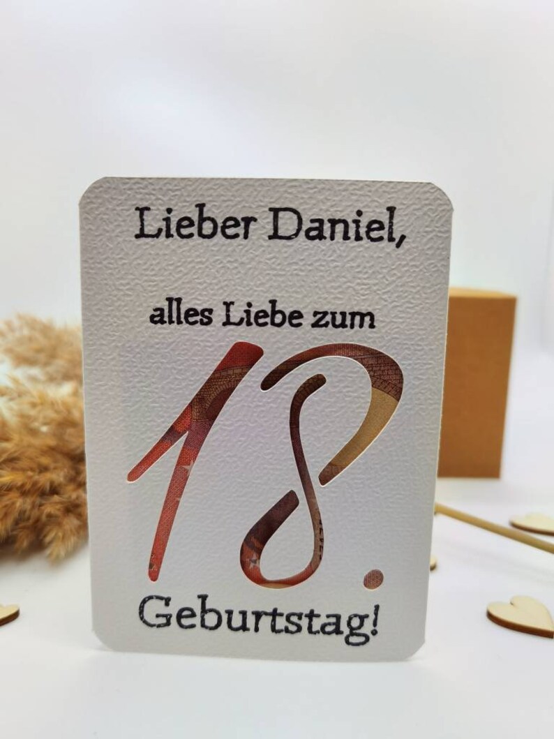 Personalisiertbare Gastgeschenkkarten Zum 18. Geburtstag - 50 Stück, 4,5x2,5 Cm - Von Le Gemme Di Venezia