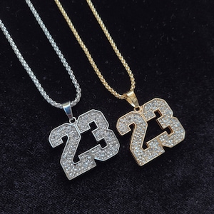 Fake iced shop out necklace