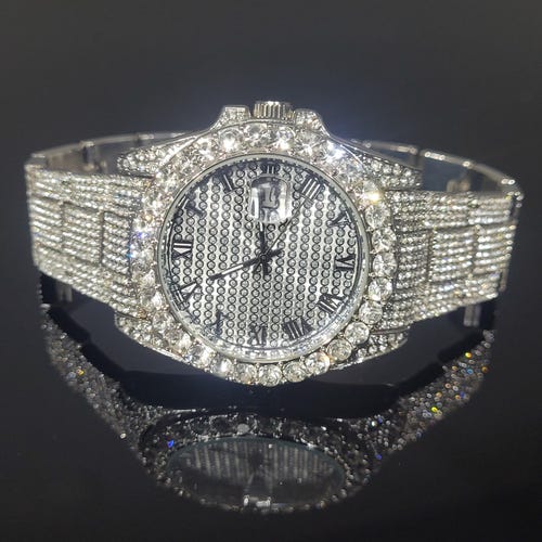 VVS Simulated Iced Out Shine CZ Quality Luxury Diamond  display picture 2