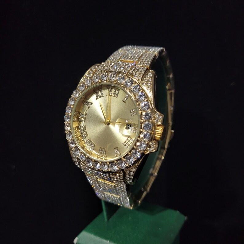 Simulated VVS Iced Out Shine CZ Stones Quality Luxury Diamond Hiphop