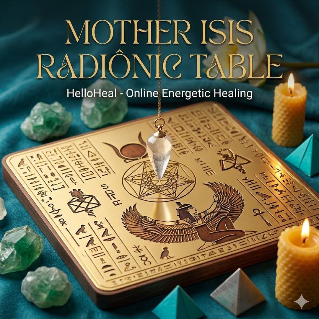 Mother Isis Radionic Table Session | Energy Healing, Cord Cutting ...