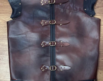 Medieval leather Italian armour handmade jacket