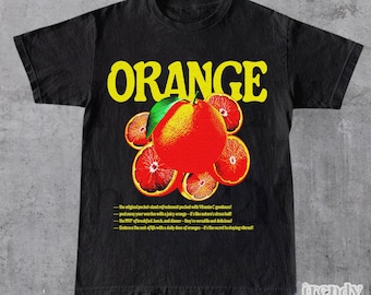 Oranges Graphic Tee, Vegetables Shirt, Fruit Shirt, Oranges Shirt, Gift for Women & Men, Retro-Style Vintage Unisex T-Shirt