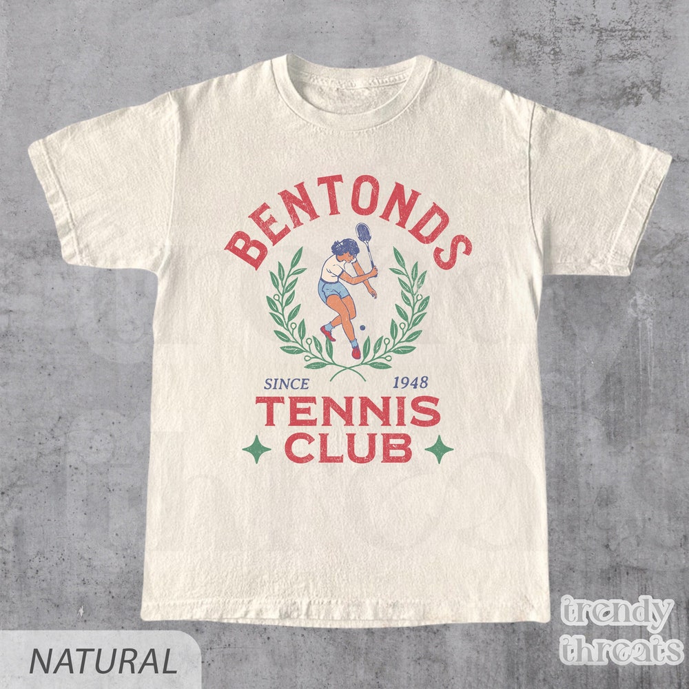 Snorider Design Tennis Vintage T-Shirt, Tennis Shirt Retro Style, Unisex Summer Tennis Apparel T Shirt, 90S Graphic Tee, Sports Gift, Betonds Tennis Club