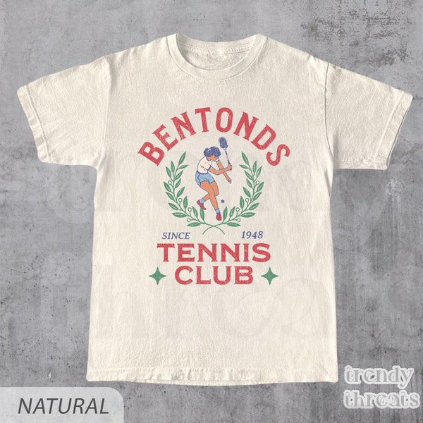 Tennis Vintage T-Shirt, Tennis Shirt Retro Style, Unisex Summer Tennis Apparel T Shirt, 90s Graphic Tee, Sports Gift, Betonds Tennis Club