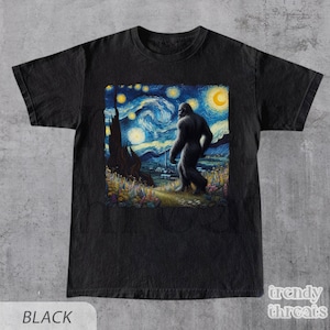 Bigfoot Sasquatch Yeti Walking In The Forest Vintage T-Shirt, Retro 90s Yeti T Shirt, Unisex Funny Y2k Graphic Shirt, Bigfoot Shirt