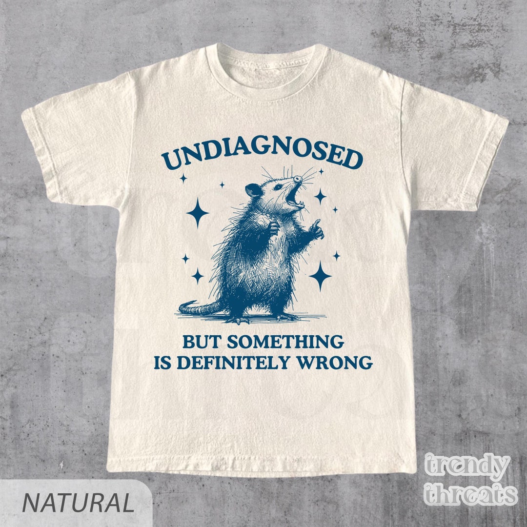★ADERERROR★ Posttum tshirt Charcoal Ope Possum T-Shirt – RAYGUN