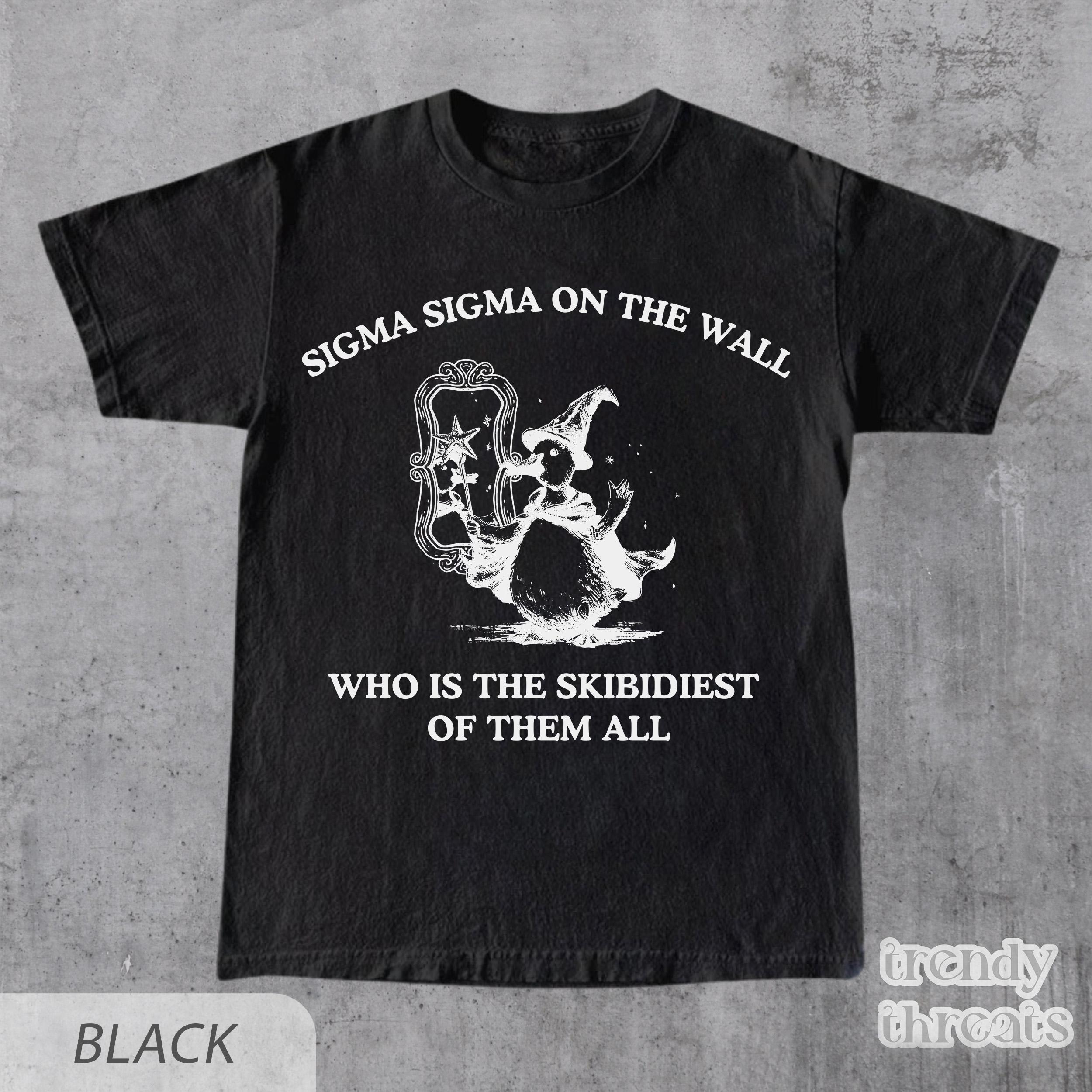 Sigma Goose Sigma Sigma on the Wall Shirt, Funny Brainrot Shirt, Graphic Tee, Silly ...