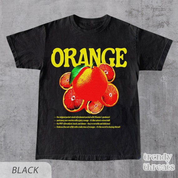 Oranges Graphic Tee, Vegetables Shirt, Fruit Shirt, Oranges Shirt, Gift for Women & Men, Retro-Style Vintage Unisex T-Shirt