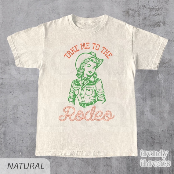 Retro Western Cowboy Shirt, Take Me To The Rodeo T-Shirt, Vintage Cowgirl Graphic Tee, Funny Western Gift For Her & Him, Unisex Shirt