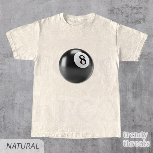 Billard T-Shirt Billiards 8 Eight Ball Tshirt Tee Retro Gift Billard T-Shirt Billiards 8 Eight Ball Tshirt Tee Retro Gift