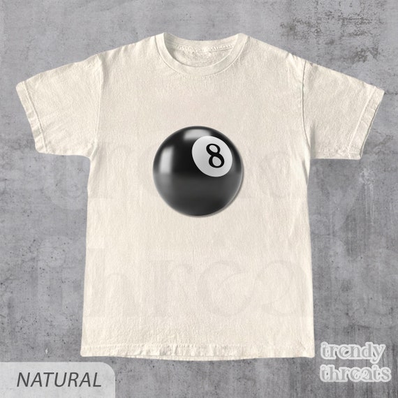 Billard T-Shirt Billiards 8 Eight Ball Tshirt Tee Retro Gift Billard T-Shirt Billiards 8 Eight Ball Tshirt Tee Retro Gift