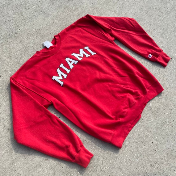 Vintage Champion Miami Crewneck Sweatshirt - image 2