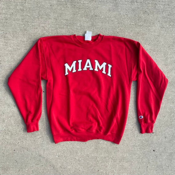 Vintage Champion Miami Crewneck Sweatshirt - image 1