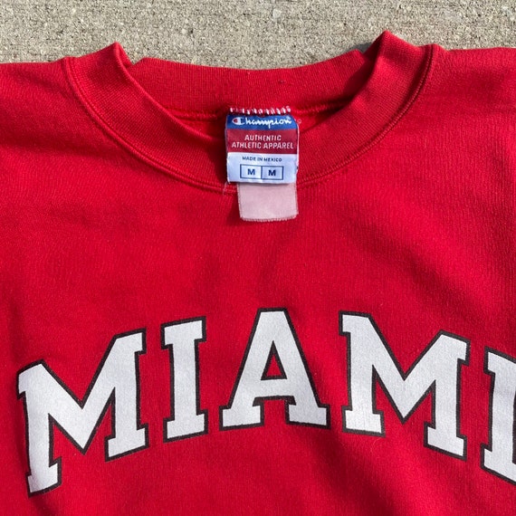 Vintage Champion Miami Crewneck Sweatshirt - image 4