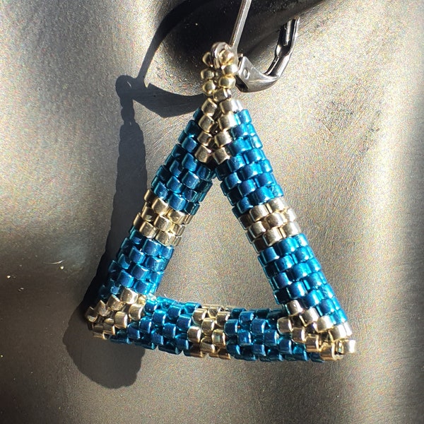 Earrings, triangle