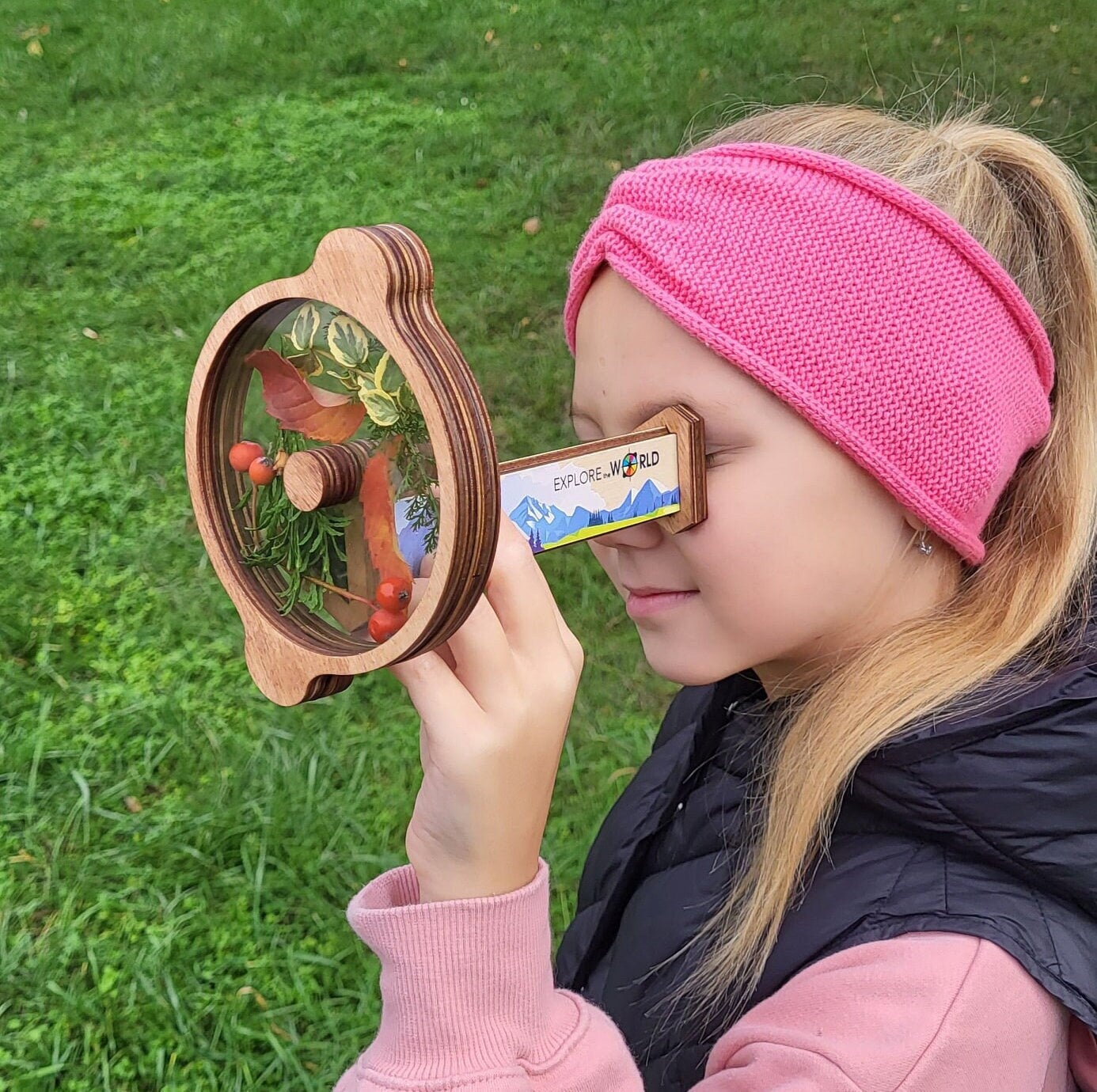 Birthday gifts for kids Kaleidoscope /  Montessori toys / Wooden toys / Toddler toys / Birthday gift for girl and boy / Christmas gift