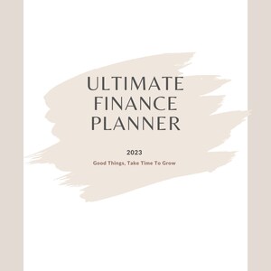 Planejador digital financeiro para impressão definitiva - link do Canva