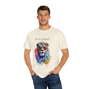 One Artificial Intelligence t-shirt, printed AI, gift for him, t-shirt, AI graphics, AI is hear!