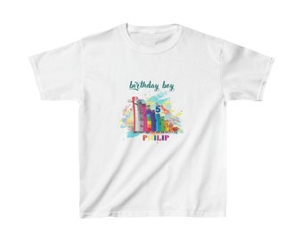 Personalized Numberblocks Birthday Shirt: Kids 5th Birthday Tee