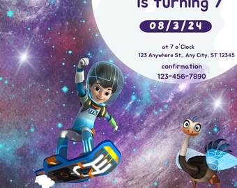 Miles from Tomorrowland Birthday Invitation