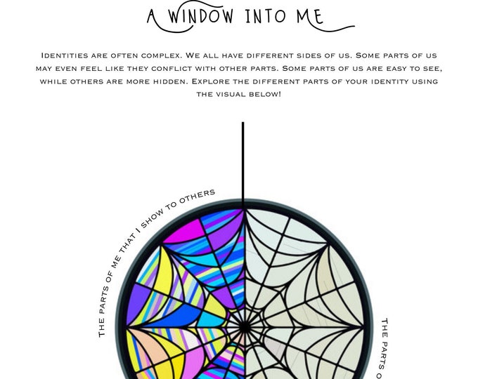 Pieces of Me Therapy Worksheet - Etsy