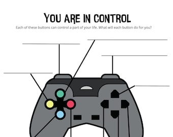 In Control Video Game Therapy Worksheet