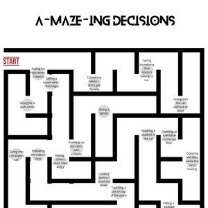 A-MAZE-ING Decision Making SEL Worksheet