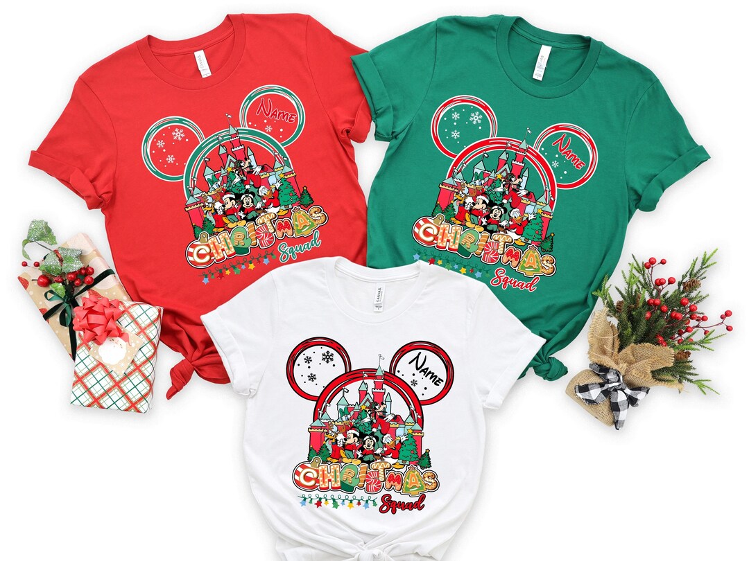 Disney Christmas Shirts Personalized 