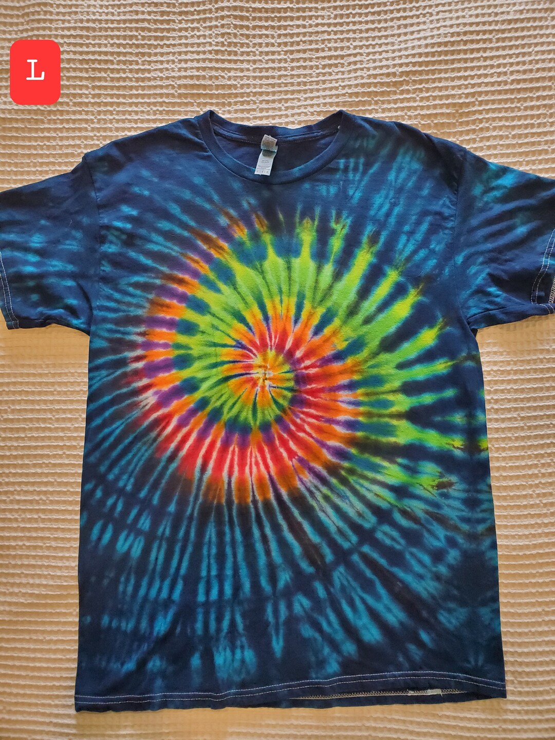 Used dyed cotton t-shirt T-shirt