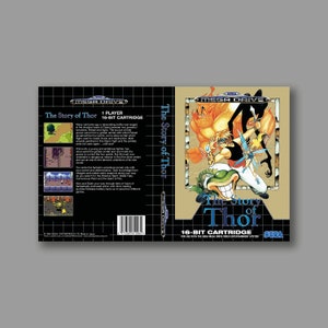 Zamienna okładka - The Story Of Thor (wersja PAL) - Okładka gry SEGA Megadrive Classic Reproduction - Wydruk wysokiej jakości