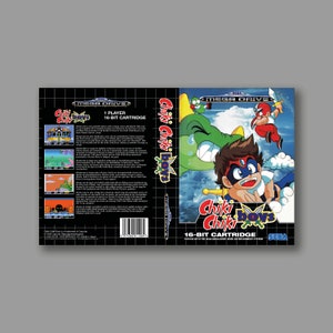 Ersatzcover – Chiki Chiki Boys (PAL-Version) – Sega Megadrive Classic Reproduktion Game Cover – hochwertiger Druck