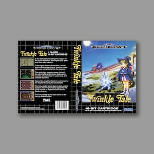 Ersatzcover – Twinkle Tale (PAL-Version) – Sega Megadrive Custom Reproduktion Cover – hochwertiger Druck