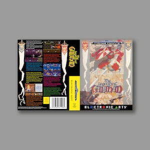 Ersatzcover – The Legend Of Galahad – Sega Megadrive Classic Reproduktion des Spielecovers – hochwertiger Druck