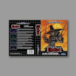 Ersatzcover – Chakan (PAL-Version) – Sega Megadrive Classic Game Cover – hochwertiger Druck