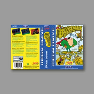 Ersatzcover – Boogerman (PAL-Version) – Sega Megadrive Cover – hochwertiger Druck