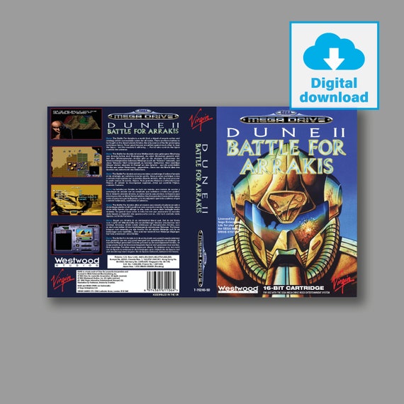 Digital Cover Dune II Pal Version Sega Megadrive Classic Digital.