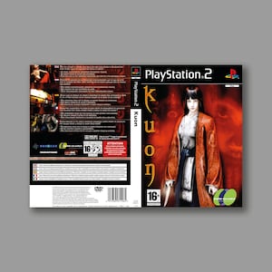Funda de repuesto - Kuon (PAL Multi Version) - Reproducción clásica del juego Sony PlayStation 2 - Impresión de alta calidad a 600 DPI
