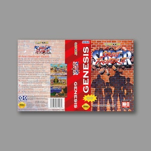Ersatzcover - Super Street Fighter II (US-Version) - SEGA Genesis Classic Ersatz-Spielecover